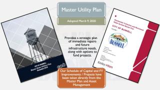 Master Utility Plan Adopted 2020