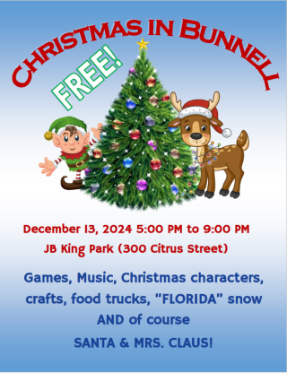 Christmas in Bunnell Flyer