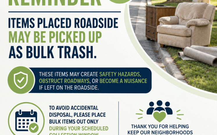 flyer on bulk pick up